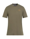 Aeronautica Militare Man T-shirt Military Green Size Xxl Cotton