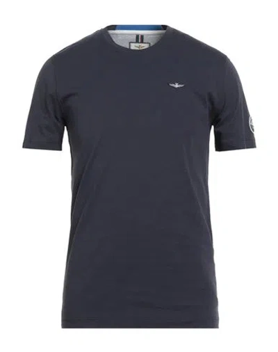 Aeronautica Militare Man T-shirt Navy Size S Cotton In Blue