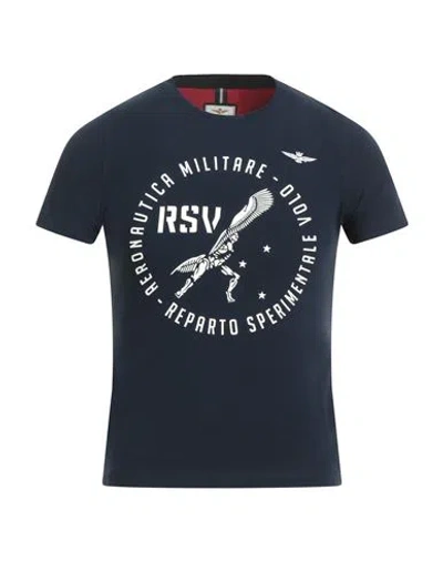 Aeronautica Militare Man T-shirt Navy Size Xxl Cotton