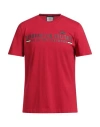 Aeronautica Militare Man T-shirt Red Size Xl Cotton In Red