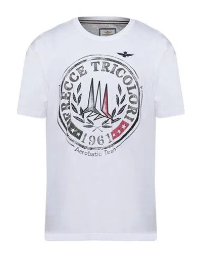 Aeronautica Militare Man T-shirt White Size M Cotton