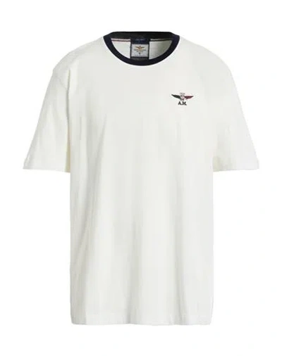 Aeronautica Militare Man T-shirt White Size M Cotton