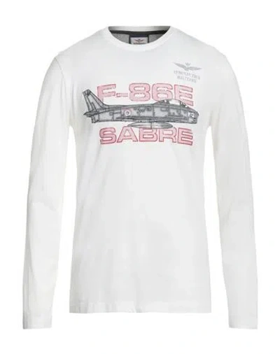 Aeronautica Militare Man T-shirt White Size M Cotton