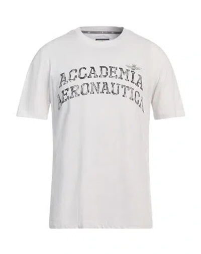 Aeronautica Militare Man T-shirt White Size Xxl Cotton