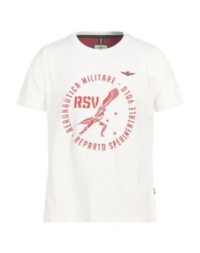 Aeronautica Militare Man T-shirt White Size Xxl Cotton