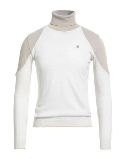 Aeronautica Militare Man Turtleneck Beige Size S Viscose, Polyamide, Wool, Cashmere