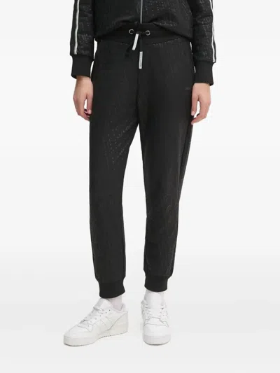 Aeronautica Militare Monogram-pattern Track Suit In Black