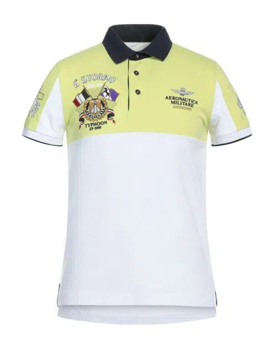 Aeronautica Militare Polo Shirts In Light Green