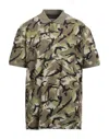 Aeronautica Militare Polo Shirts In Military Green