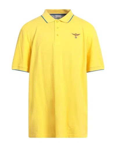 Aeronautica Militare Polo Shirts In Yellow