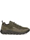 Aeronautica Militare Suede Mesh Low-top Sneakers In Green