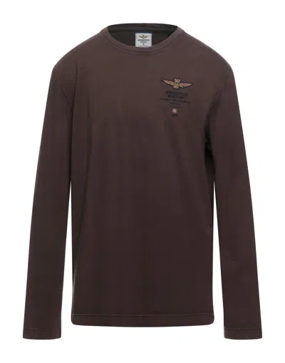 Aeronautica Militare T-shirts In Brown