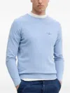 Aeronautica Militare Textured Raglan-sleeve Sweater In Blue
