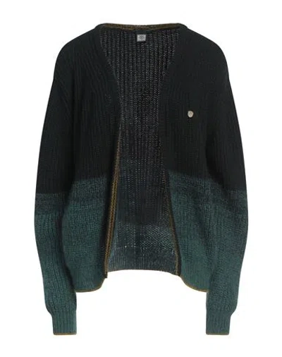 Aeronautica Militare Woman Cardigan Dark Green Size Xl Synthetic Fibers, Viscose, Wool, Mohair Wool,