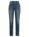 Aeronautica Militare Woman Jeans Blue Size 31 Cotton, Polyester, Elastane In Blue