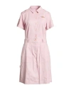 Aeronautica Militare Woman Midi Dress Light Pink Size 8 Cotton In Pink