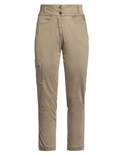 Aeronautica Militare Woman Pants Beige Size 6 Lyocell, Cotton, Elastane