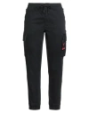 Aeronautica Militare Woman Pants Black Size 6 Cotton, Elastane