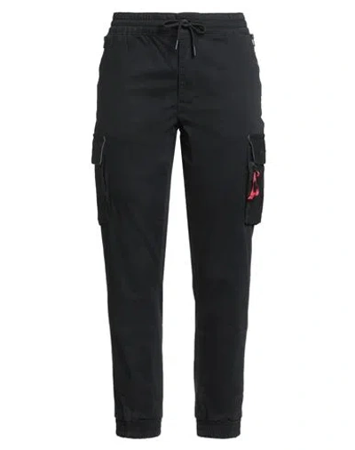 Aeronautica Militare Woman Pants Black Size 6 Cotton, Elastane