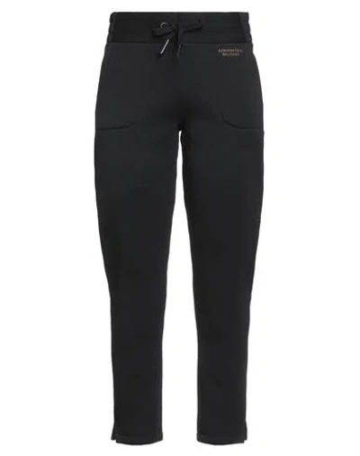 Aeronautica Militare Woman Pants Black Size S Cotton