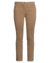 Aeronautica Militare Woman Pants Brown Size 6 Cotton, Elastane In Brown