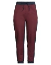 Aeronautica Militare Woman Pants Burgundy Size Xl Polyester, Elastane In Brown