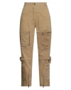 Aeronautica Militare Woman Pants Camel Size 6 Cotton, Modal, Elastane In Brown