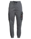 Aeronautica Militare Woman Pants Lead Size 6 Cotton, Elastane