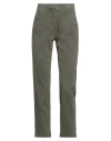 Aeronautica Militare Woman Pants Military Green Size 2 Lyocell, Cotton, Elastane In Green