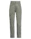Aeronautica Militare Woman Pants Military Green Size 2 Lyocell, Cotton, Elastane