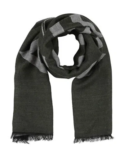 Aeronautica Militare Woman Scarf Military Green Size - Acrylic, Modal, Wool, Alpaca Wool