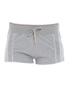 Aeronautica Militare Woman Shorts & Bermuda Shorts Light Grey Size Xl Cotton, Elastane In Gray