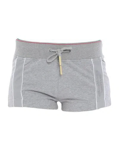 Aeronautica Militare Woman Shorts & Bermuda Shorts Light Grey Size Xl Cotton, Elastane In Gray