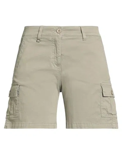Aeronautica Militare Woman Shorts & Bermuda Shorts Sand Size 12 Cotton, Elastane In Neutral