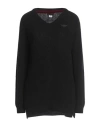Aeronautica Militare Woman Sweater Black Size L Wool, Viscose, Polyamide, Cashmere In Black
