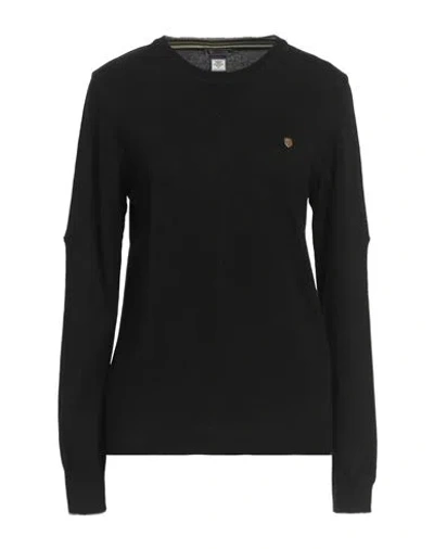 Aeronautica Militare Woman Sweater Black Size M Viscose, Wool, Polyamide, Cashmere