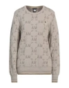 Aeronautica Militare Woman Sweater Ivory Size Xl Viscose, Wool, Polyamide, Cashmere In Purple