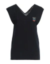 Aeronautica Militare Woman Sweater Midnight Blue Size L Cotton, Viscose, Polyester, Metallic Fiber