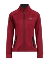 Aeronautica Militare Woman Sweatshirt Brick Size S Polyester, Elastane