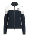 Aeronautica Militare Woman Sweatshirt Navy Size S Cotton, Elastane