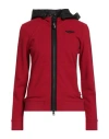 Aeronautica Militare Woman Sweatshirt Red Size S Cotton, Elastane