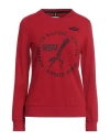 Aeronautica Militare Woman Sweatshirt Red Size Xxl Cotton, Elastane In Red