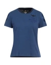Aeronautica Militare Woman T-shirt Navy Size S Cotton, Elastane