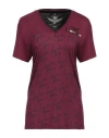 Aeronautica Militare Woman T-shirt Plum Size L Viscose In Purple