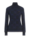Aeronautica Militare Woman Turtleneck Navy Size M Viscose, Wool, Polyamide, Cashmere