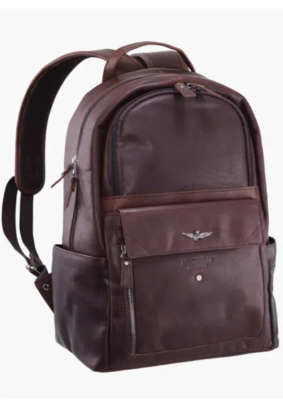 Aeronautica Militare Zaino In Brown