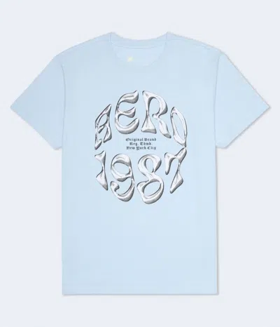Aéropostale 1987 Bubble Graphic Tee In Blue