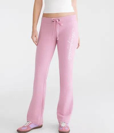 Aéropostale 1987 Fit & Flare Sweatpants In Pink