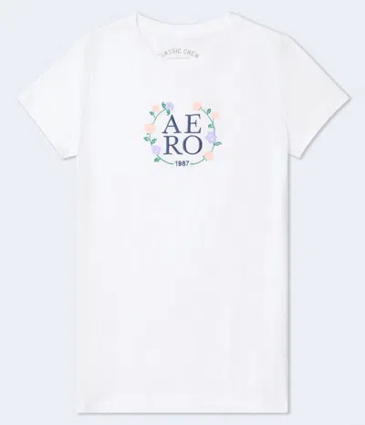 Aéropostale 1987 Floral Graphic Tee