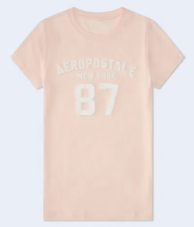 Aéropostale 87 Appliqué Graphic Tee In Multi